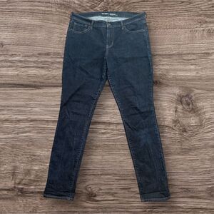 Old Navy Original Mid Rise Skinny Jeans Blue Size 12 Long Preowned EUC